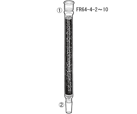 桐山製造所 分留塔 桐山容器に並べる（SUS304） 1個 FR64-4-9
