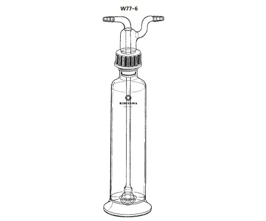 桐山製造所 可うつり変わり洗い濯ぎ瓶標準尺度印字機 1個 W77-6-3 花・ガーデン・DIY-研究・実験用品-実験用素材