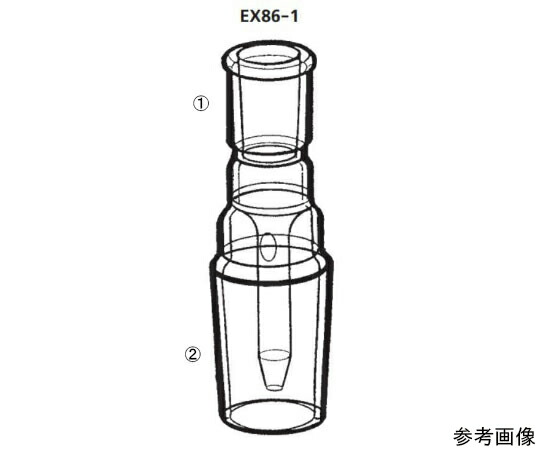 桐山製作所 抽出器用ジョイント 1個 EX86-1-6