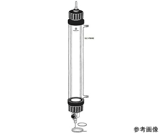 桐山製作所 ジャケット付フラッシュカラム 耐圧0.98MPa以内 1個 ILC-FW40-750