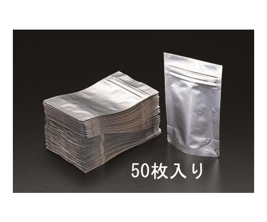 エスコ アルミ袋（チャック付/50枚）　180×260mm 1袋(50枚入) EA944CE-18A