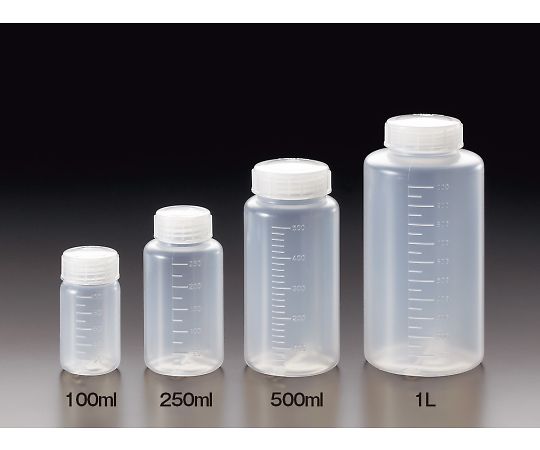 サンプラテック EOG無菌化瓶（PP広口） 澄み切った・500mL ※容れもの売りわたす（100本入） 1箱(100本入) 17016c 花・ガーデン・DIY-その他