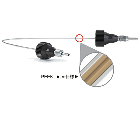 店内全品ポイント5倍★要エントリー★IDEX MarvelX ACT PEEK-Lined Stainless Steel 50μm ID×250mm Length 1個 UPFP-7050250|Shop de clinic店