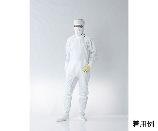 店内全品ポイント5倍★要エントリー★東洋リントフリー オートクレーブ対応ツナギ服 白 5L 1着 FP1202-01 5L|Shop de clinic店