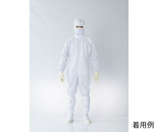 東洋リントフリー オートクレーブ対応ツナギ服 白 5L 1着 FP1203-01 5L