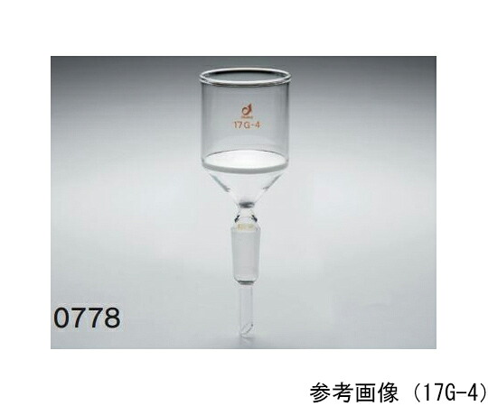 クライミング ブフナ型ガラスろ過器　17G-2　140mL　24/40 1個 CL0778-03-102