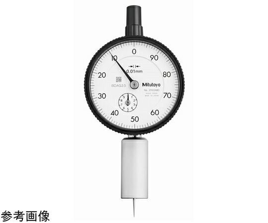 ミツトヨ ダイヤルデプスゲージ 測定範囲0-10mm ベース長Φ16mm 1個 7222A