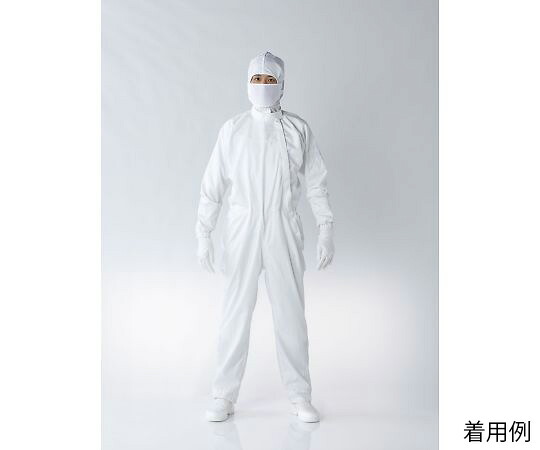 店内全品ポイント5倍★要エントリー★東洋リントフリー ESD対策ツナギ服　白　5L 1枚 FG153C-01 5L｜Shop de clinic店