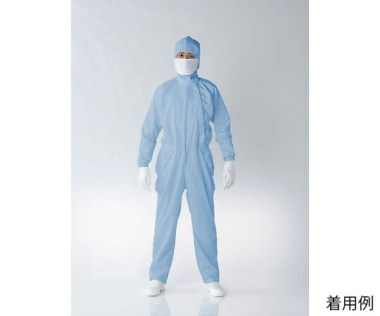 店内全品ポイント5倍★要エントリー★東洋リントフリー ESD対策ツナギ服 青 5L 1枚 FG153C-02 5L|Shop de clinic店
