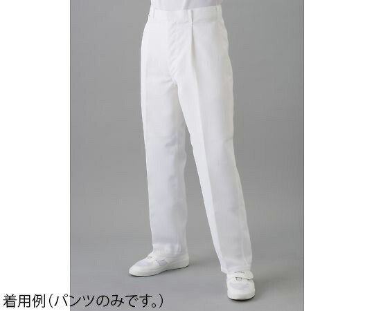 東洋リントフリー クリーンパンツ　男性用　白　4L 1本 JA350A-01 4L