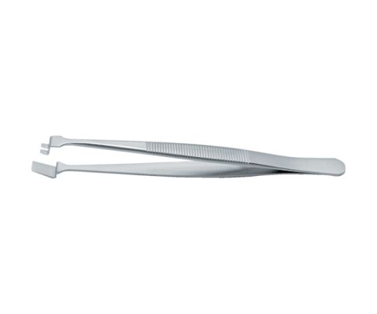 IDEAL-TEK 耐酸耐磁ウェハーピンセット 120mm 先端幅6.5mm 2枚爪 1本 2WF-SA-1-IT