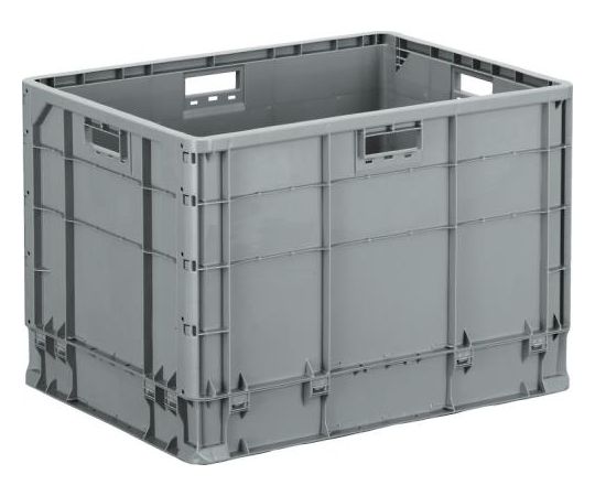 軽量コンテナ（グレー） 670&times;503&times;473mm/136L 1個 EA506AF-142｜Shop de clinic店