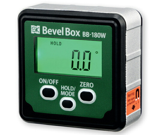 新潟精機（SK） デジタル角度計　ベベルボックス 1個 BB-180W
