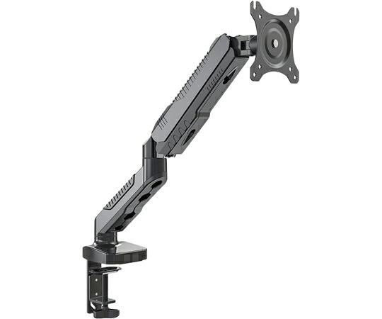 JAPANNEXT モニターアーム ガス式 クランプ対応 15-32インチ対応 1台 JN-GC12V