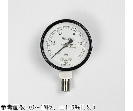 長野計器 普通形圧力計（Φ60） 立形A枠 10MPa 1個 AA10-173