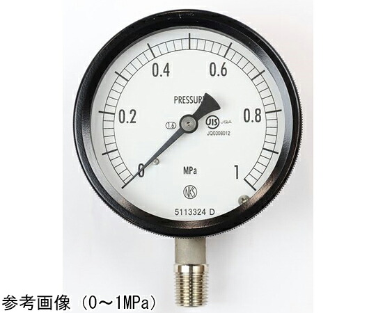 長野計器 密閉型剪断応力計（75Φ） 立形A枠 0.25MPa 1個 BC10-173