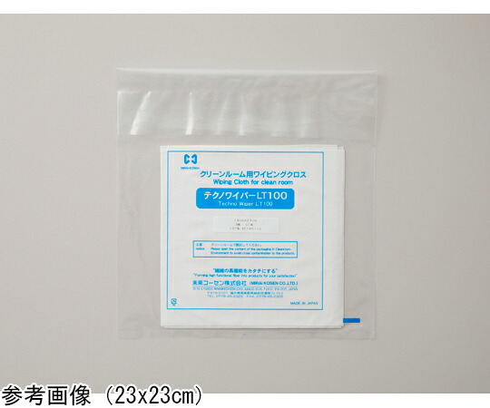 未来コーセン TECHNO WIPERR LT100 23×23cm スタック CLN 1,200枚入 1箱(300枚×4袋入)