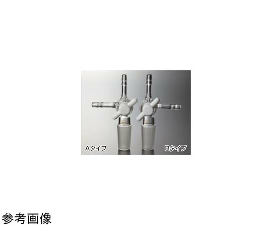 コスモスビード（VIDTEC） 摺付三方PTFEコック Aタイプ 15/35（ゴム止付） 1個 1712-02 14,310円