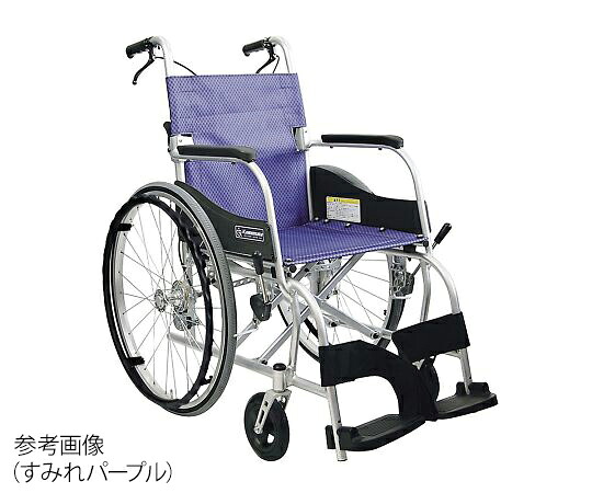 店内全品ポイント5倍★要エントリー★【非課税】カワムラサイクル 軽量車いす　ふわりすシリーズ　アイスグリーン 1台 KF22-40SB No.105｜Shop de clinic店