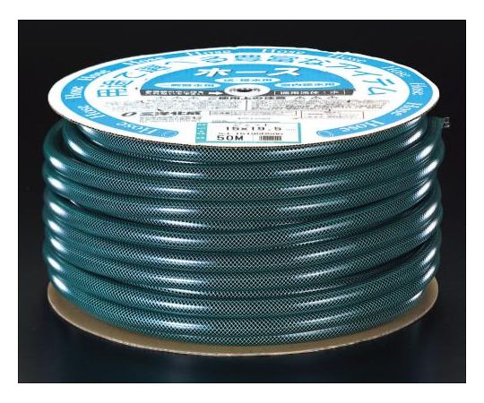 エスコ ウォーターホース（糸入り）　25mm×31mm　50m 1巻 EA124DL-23