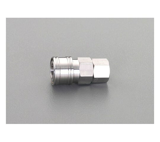 エスコ Ｒｃ１／４”雌ねじソケット（２０型／ステンレス） 1個 EA140DJ-112