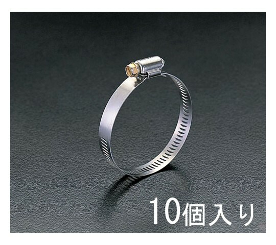 エスコ 万能型クランプ（301ステンレス製／10個）　105－178mm 1箱 EA463CA-178 4,968円