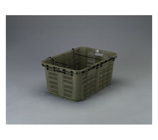 エスコ 808×553×370mm/119.6Lコンテナ(OD) 1個 EA506AB-19D