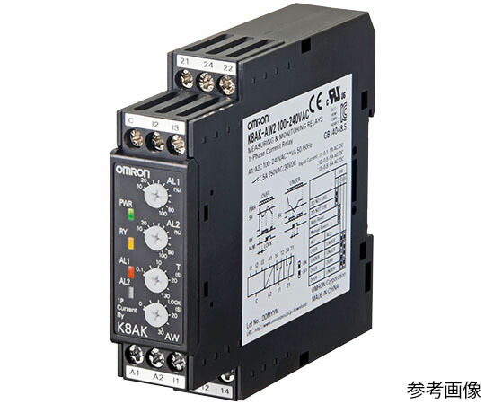 オムロン 過電流/欠相/反相/不完全さ電流さがし当てる用 K8AK 1個 K8AK-AW2 100-240VAC