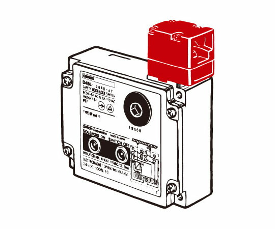 オムロン 電磁鍵を掛ける・セーフティドアスイッチ D4BL 1個 D4BL-2GRD-AT