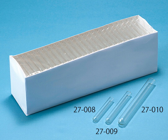 店内全品ポイント5倍★要エントリー★サンセイ医療器材 ディスポ試験管 Φ12×75 1ケース(250本×4ケース入) 27-008|Shop de clinic店