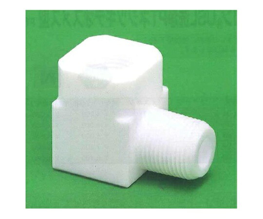 ユニバーサル USL-PTFE -PT螺旋釘あと継ぎパイプエルボーアダプター型 PT3/4×PT3/8 00U-094-05 1個 00U-094-05N
