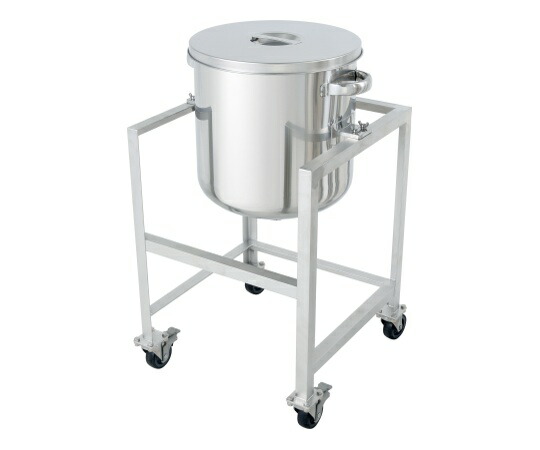 日東金属工業 鏡板型ステンレス汎用容器 架台付 150L 1個 DT-ST-ASC-565