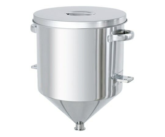 日東金属工業 ホッパー型汎用容器 ブラケット付 200L 1個 HT-ST-BRK-635