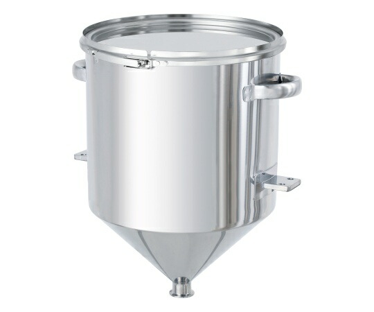 日東金属産業 ホッパー型密閉入れもの (ダンス楽隊式) 鉤括弧付 35L 1個 HT-CTL-BRK-36