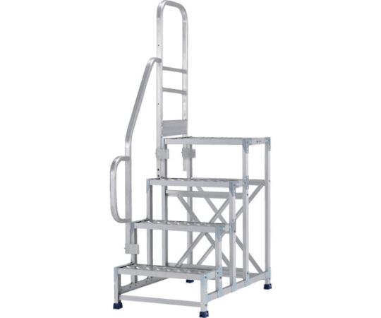 アルインコ 御役目台 金具SUS致しかた片側手摺り付き添い人 1台 CMT4128DST 花・ガーデン・DIY-研究・実験用品