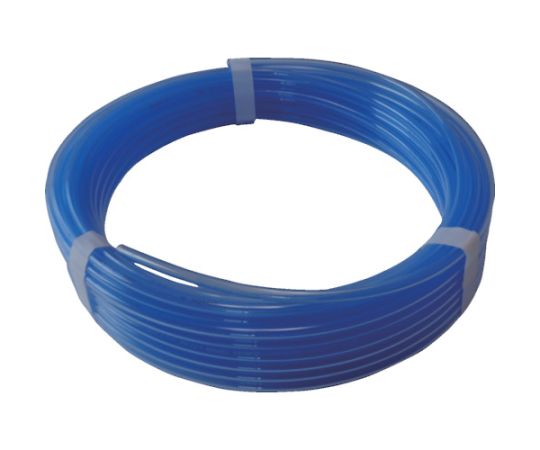 八興販売 スーパー柔軟フッ素チューブ・クリアブルー 2×4 20M 1巻 E-SJ-2X4-CBU-20