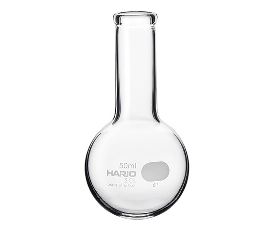 HARIO 丸底フラスコ 50mL 36個入 1箱(36個入) MF-50 SCI