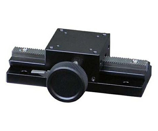 中央精機 長作動ステージ（レール長100mm） 片ハンドルタイプ 1個 LS-414L1