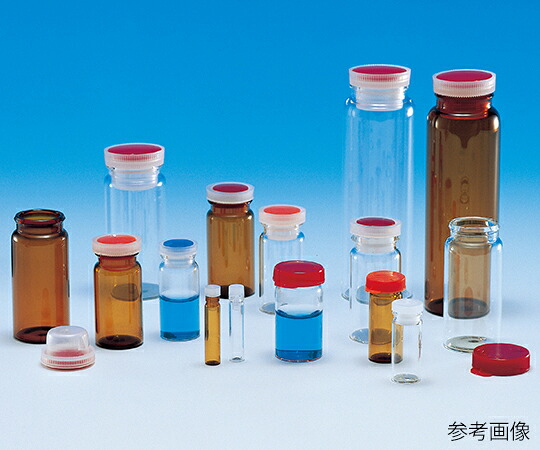 日電理化硝子 サンプル瓶（瓶のみ） 無色 50mL 50本入 PS-50 1箱(50本入) 205010