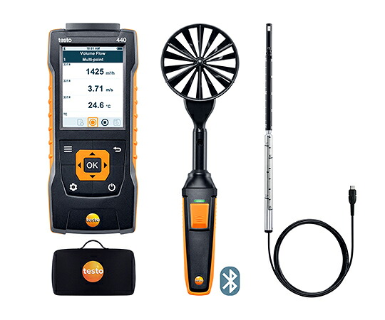 テストー マルチ周囲の状況価値付ける器 testo 440 風速プローブセット 1 1仕掛ける 0563 4406