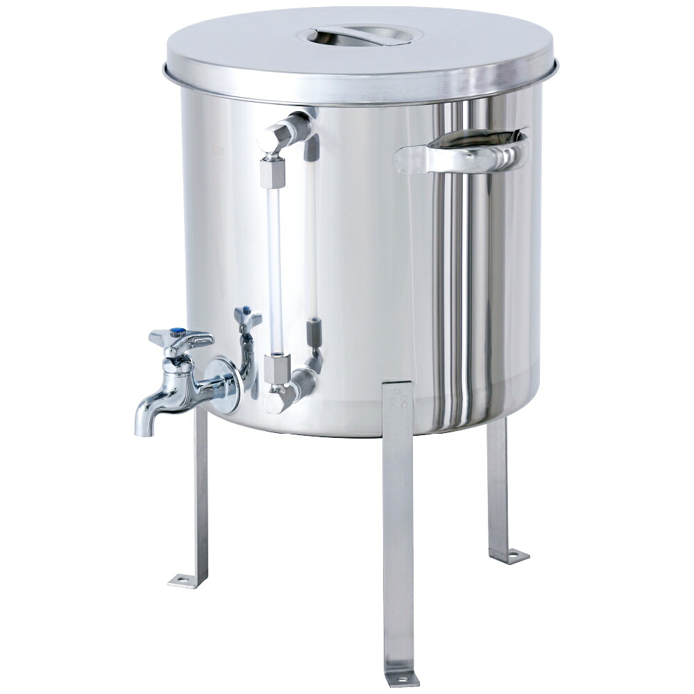 日東金属実業 気泡管水準器計・水道の栓付汎用入れもの 脚付 20L 1個 ST-W-LV-FL-30