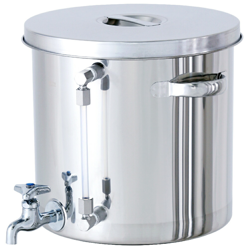 日東金属工業 レベル計・蛇口付汎用容器 36L 1個 ST-W-LV-36