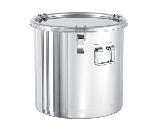 日東金属産業 折りたたみ手持ち部分付密閉入れもの（ゼムクリップ式/FKM） 7L 1個 CTHF-21/PFA