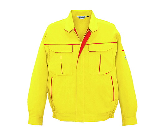 店内全品ポイント5倍★要エントリー★ビッグボーン 長袖ジャケット イエロー×レッド 1枚 2627-34-5L|Shop de clinic店