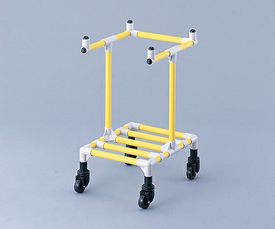 矢崎化工 ゴミ手押し車 384×453×722粍 黄色 1台