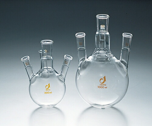 クライミング TS四ツ口瓶 2000mL 中管TS29/42 側管TS24/40 1個 CL0082-13-40