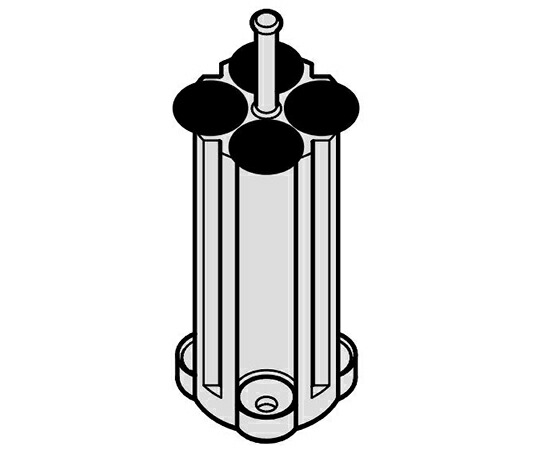 エッペンドルフ・ハイマック・テクノロジーズ アダプター 9-15mL×4 A-4-38用 丸型バケット装備 1セット 5702 724.009