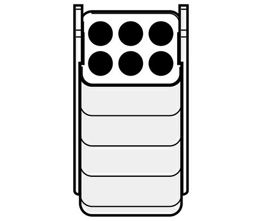 エッペンドルフ・ハイマック・テクノロジーズ アダプター 7.0-17mL A-4-44用（5804/5810共用） 1セット 5804 754.000