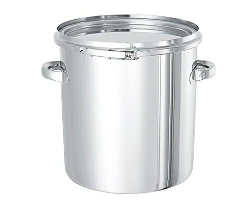 日東金属工業 テーパー型ステンレス密閉式タンク バンドタイプ B型シリコンパッキン付 200L 1個 TP-CTL-565H