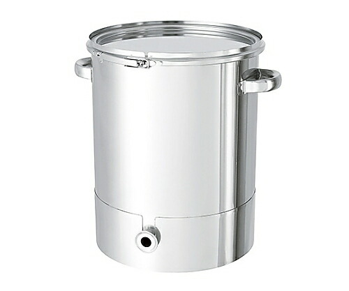 日東金属工業 底部勾配型ステンレス密閉容器 バンドタイプ B型シリコンパッキン付 500L 1個 KTT-CTL-77H